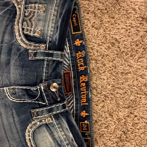 Rock Revival Capris Size 24 - Picture 2 of 3